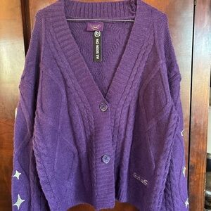 Taylor Swift Speak Now purple Sweater medium large Taylor’s version